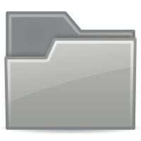 folder black semitransparent
