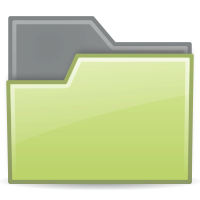 folder green semitransparent