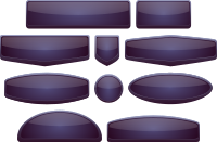 Simple Glossy Badges