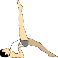 Eka Pada Setu Bandha Sarvangasana