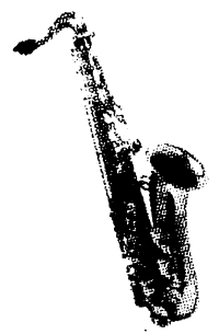 Saxaphone Halftone