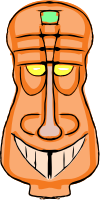Orange Tiki