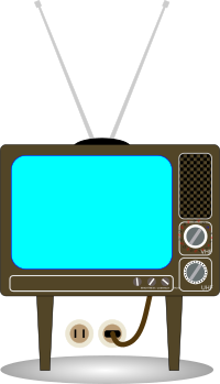 old tv set