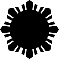 Sun Symbol Small Black