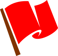 Waving Red Flag