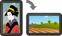 Portrait to Landscape
