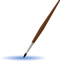 Watercolor brush