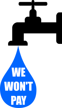 We won't pay the water tax