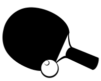 Table tennis B/W