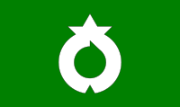 Flag of Miwa, Hiroshima (Jinseki)