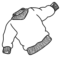 sweater - lineart