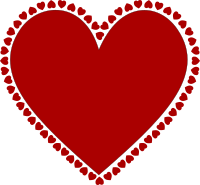 Frame of hearts