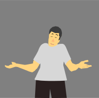 shrug as gesture