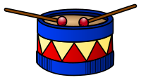 drum - coloured