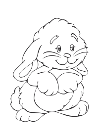 Bunny outline