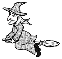 witch - lineart