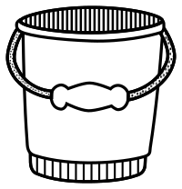 bucket - lineart