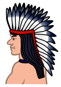 native american - coloured