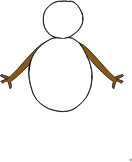 simple snowman