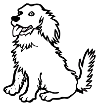 dog - lineart