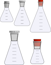 Erlenmeyerkolben mit Schliff