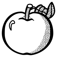 apple - lineart
