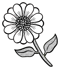flower - lineart