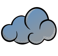 cloud - coloured