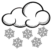 snow - lineart