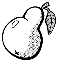 pear - lineart