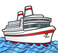ship - coloured