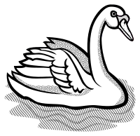 swan - lineart