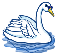 swan - coloured