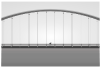 Biker on Bridge