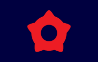 Flag of Memanbetsu, Hokkaido
