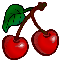 cherries - coloured