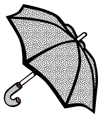 umbrella - lineart