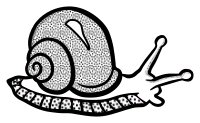 snail - lineart