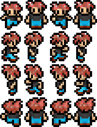 Retro Character Sprite Sheet