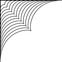 Square corner plain