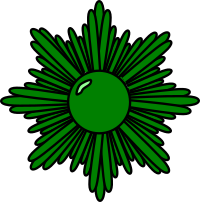 Green starburst