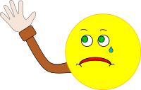 Smiley Waving Goodbye
