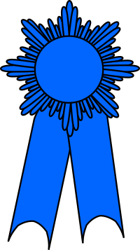 Blue ribbon!