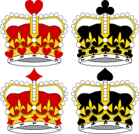Stylized Crowns for Card Faces