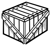 crate - lineart