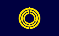 Flag of Tomamae, Hokkaido