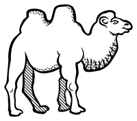 camel - lineart