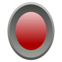 Gray and red button