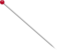 Pin with spherical head