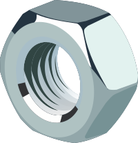 Nut of steel